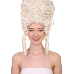 Men's Baroque Marie Antoinette Womens Wig | Multiple Colors Historical Wigs | Premium Breathable Capless Cap | Halloween Party Online