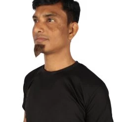 HPO Adult Men's Van Dyke Fake Goatee Beard | Multi Color Options