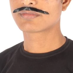 HPO Adult Men's Borat Fake Synthetic Hair Mustache | Multicolor Color Options 37 HPO Adult Men's Borat Fake Synthetic Hair Mustache | Multicolor Color Options