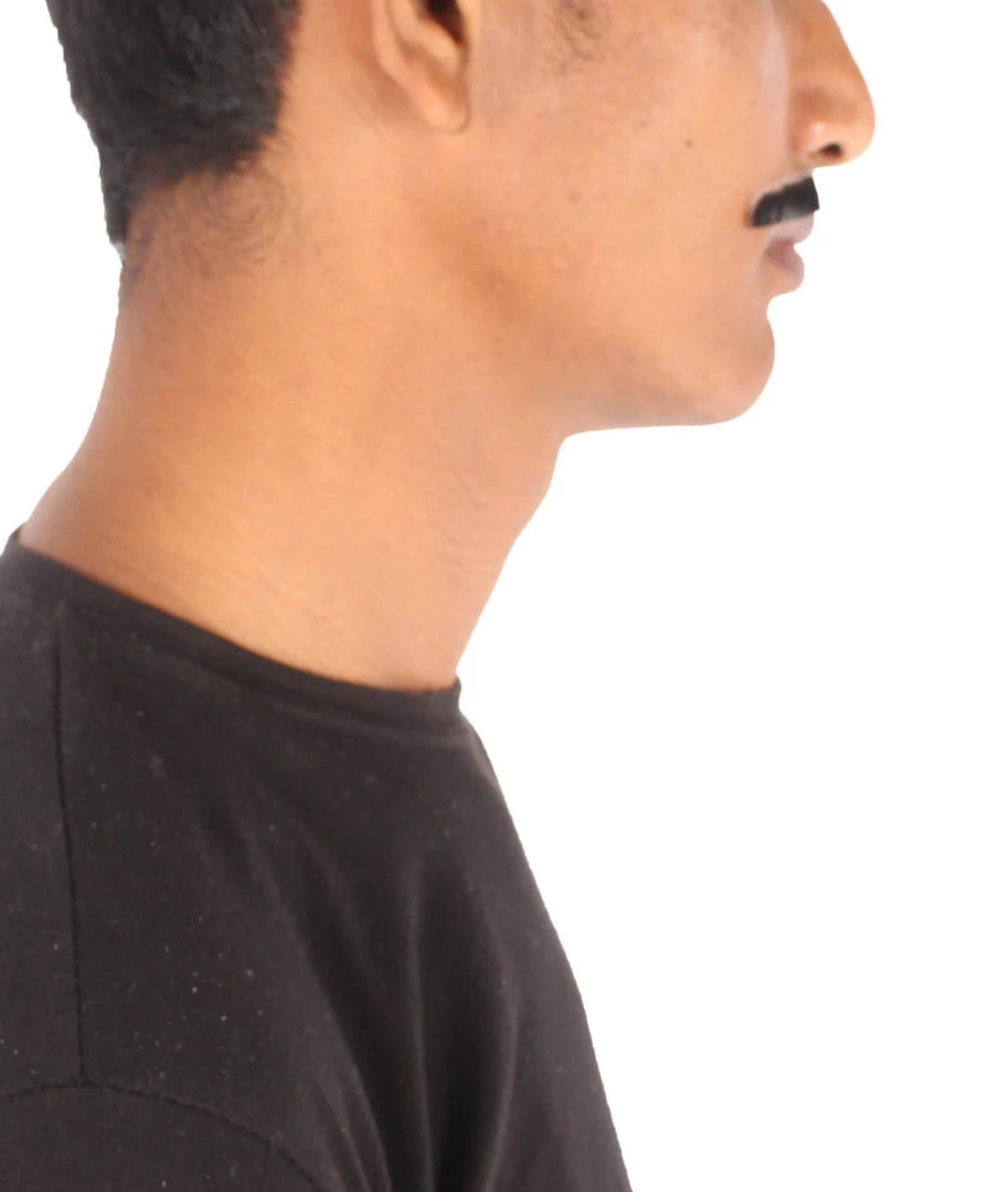 HPO Adult Men's Borat Fake Synthetic Hair Mustache | Multicolor Color Options 7 HPO Adult Men's Borat Fake Synthetic Hair Mustache | Multicolor Color Options