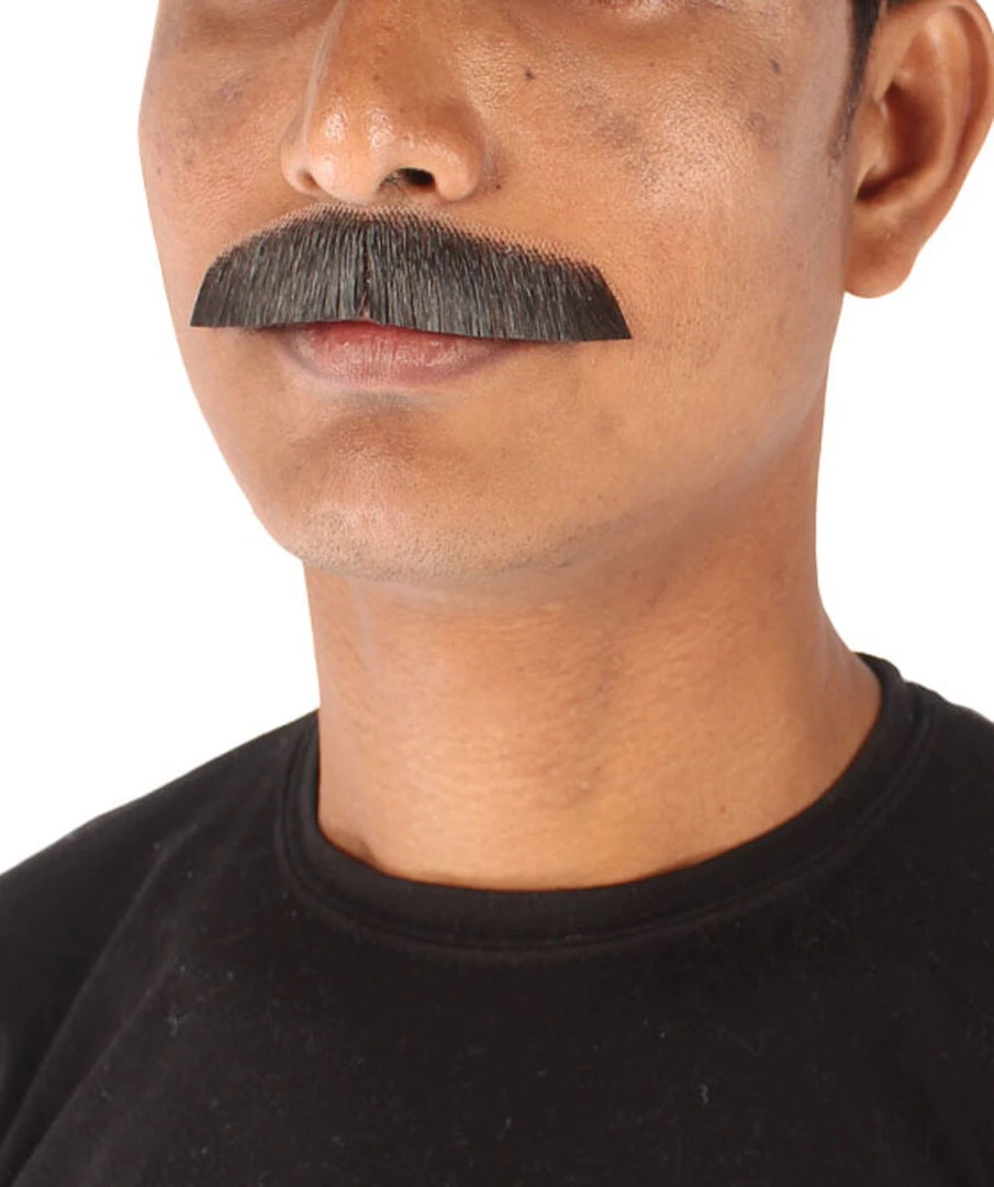 HPO Men's Synthetic Hair Mustache Cosplay Facial Hair 48 HPO Men's Synthetic Hair Mustache Cosplay Facial Hair