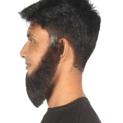 HPO Adult Men's Chin Curtain Style Long Beard Set 12 HPO Adult Men's Chin Curtain Style Long Beard Set