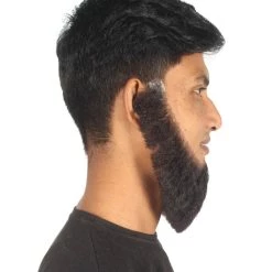 HPO Adult Men's Chin Curtain Style Long Beard Set 13 HPO Adult Men's Chin Curtain Style Long Beard Set