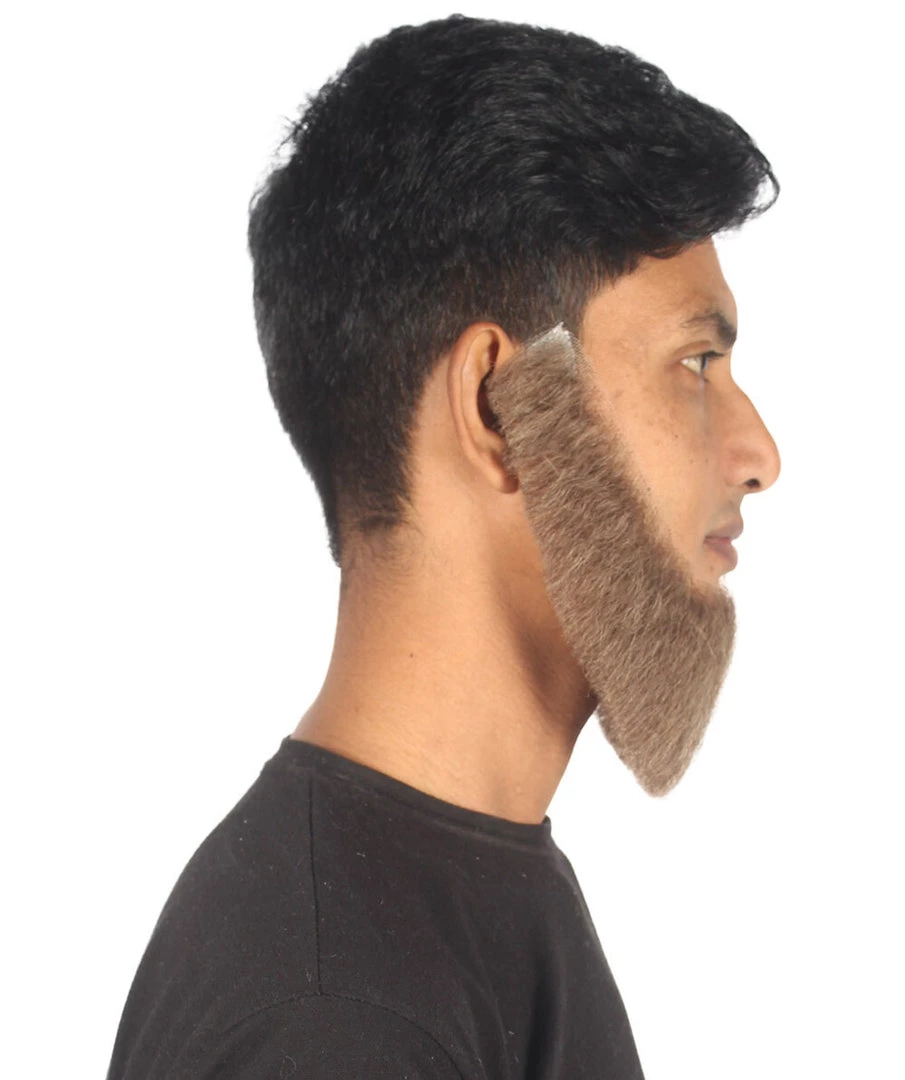 HPO Adult Men's Western Chin Curtain Style Long Beard Set | Multiple Colors 4 HPO Adult Men's Western Chin Curtain Style Long Beard Set | Multiple Colors