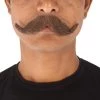 HPO Adult Men's Fake Imperial Human Hair Mustache | Multiple Color Options