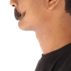 HPO Adult Men's Fake Imperial Human Hair Mustache | Multiple Color Options 17 HPO Adult Men's Fake Imperial Human Hair Mustache | Multiple Color Options