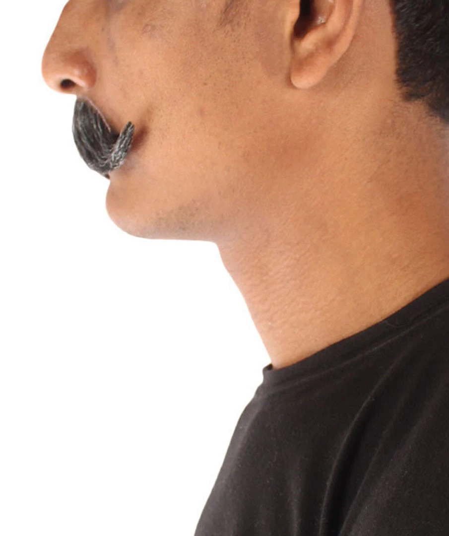 HPO Adult Men's Fake Imperial Human Hair Mustache | Multiple Color Options 8 HPO Adult Men's Fake Imperial Human Hair Mustache | Multiple Color Options