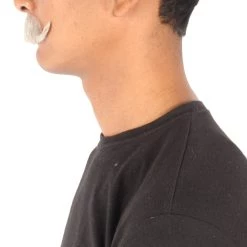 HPO Adult Men's Fake Imperial Human Hair Mustache | Multiple Color Options