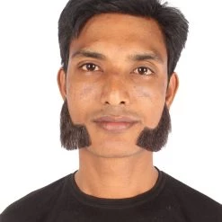 HPO Adult Men's Fake Facial Hair Mutton Chops Side Burns Set | Multiple Colors 47 HPO Adult Men's Fake Facial Hair Mutton Chops Side Burns Set | Multiple Colors