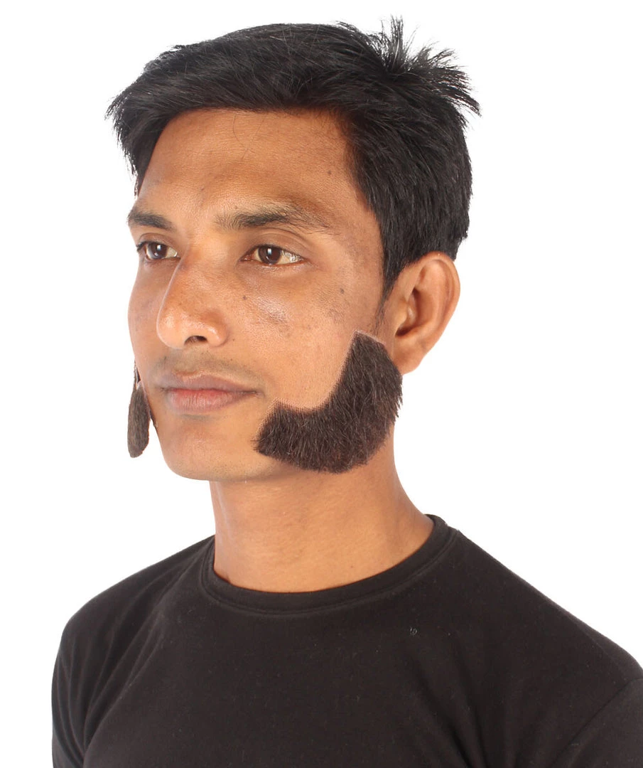 HPO Adult Men's Fake Facial Hair Mutton Chops Side Burns Set | Multiple Colors 7 HPO Adult Men's Fake Facial Hair Mutton Chops Side Burns Set | Multiple Colors