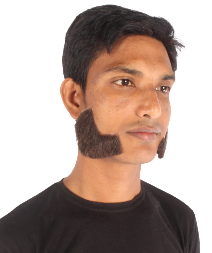 HPO Adult Men's Fake Facial Hair Mutton Chops Side Burns Set | Multiple Colors 8 HPO Adult Men's Fake Facial Hair Mutton Chops Side Burns Set | Multiple Colors