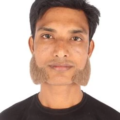 HPO Adult Men's Fake Facial Hair Mutton Chops Side Burns Set | Multiple Colors 55 HPO Adult Men's Fake Facial Hair Mutton Chops Side Burns Set | Multiple Colors