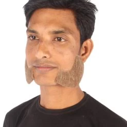 HPO Adult Men's Fake Facial Hair Mutton Chops Side Burns Set | Multiple Colors 56 HPO Adult Men's Fake Facial Hair Mutton Chops Side Burns Set | Multiple Colors