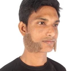 HPO Adult Men's Fake Facial Hair Mutton Chops Side Burns Set | Multiple Colors 58 HPO Adult Men's Fake Facial Hair Mutton Chops Side Burns Set | Multiple Colors