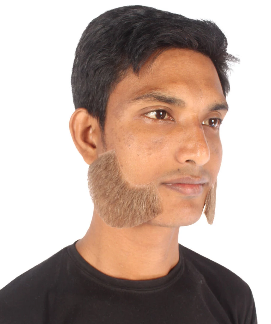 HPO Adult Men's Fake Facial Hair Mutton Chops Side Burns Set | Multiple Colors 15 HPO Adult Men's Fake Facial Hair Mutton Chops Side Burns Set | Multiple Colors