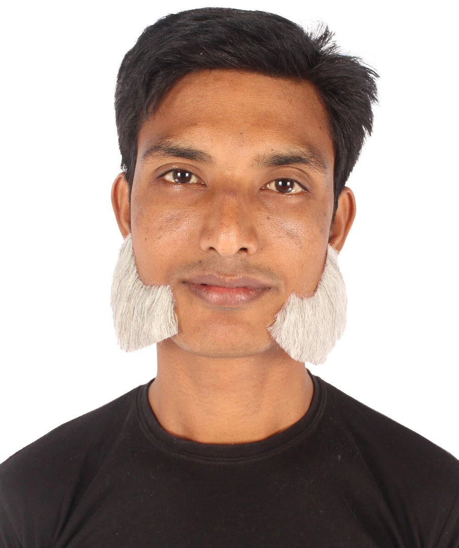 HPO Adult Men's Fake Facial Hair Mutton Chops Side Burns Set | Multiple Colors 20 HPO Adult Men's Fake Facial Hair Mutton Chops Side Burns Set | Multiple Colors