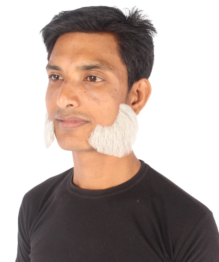 HPO Adult Men's Fake Facial Hair Mutton Chops Side Burns Set | Multiple Colors 21 HPO Adult Men's Fake Facial Hair Mutton Chops Side Burns Set | Multiple Colors