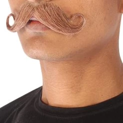 HPO Men's Human Hair Mustache Cosplay Facial Hair 28 HPO Men's Human Hair Mustache Cosplay Facial Hair