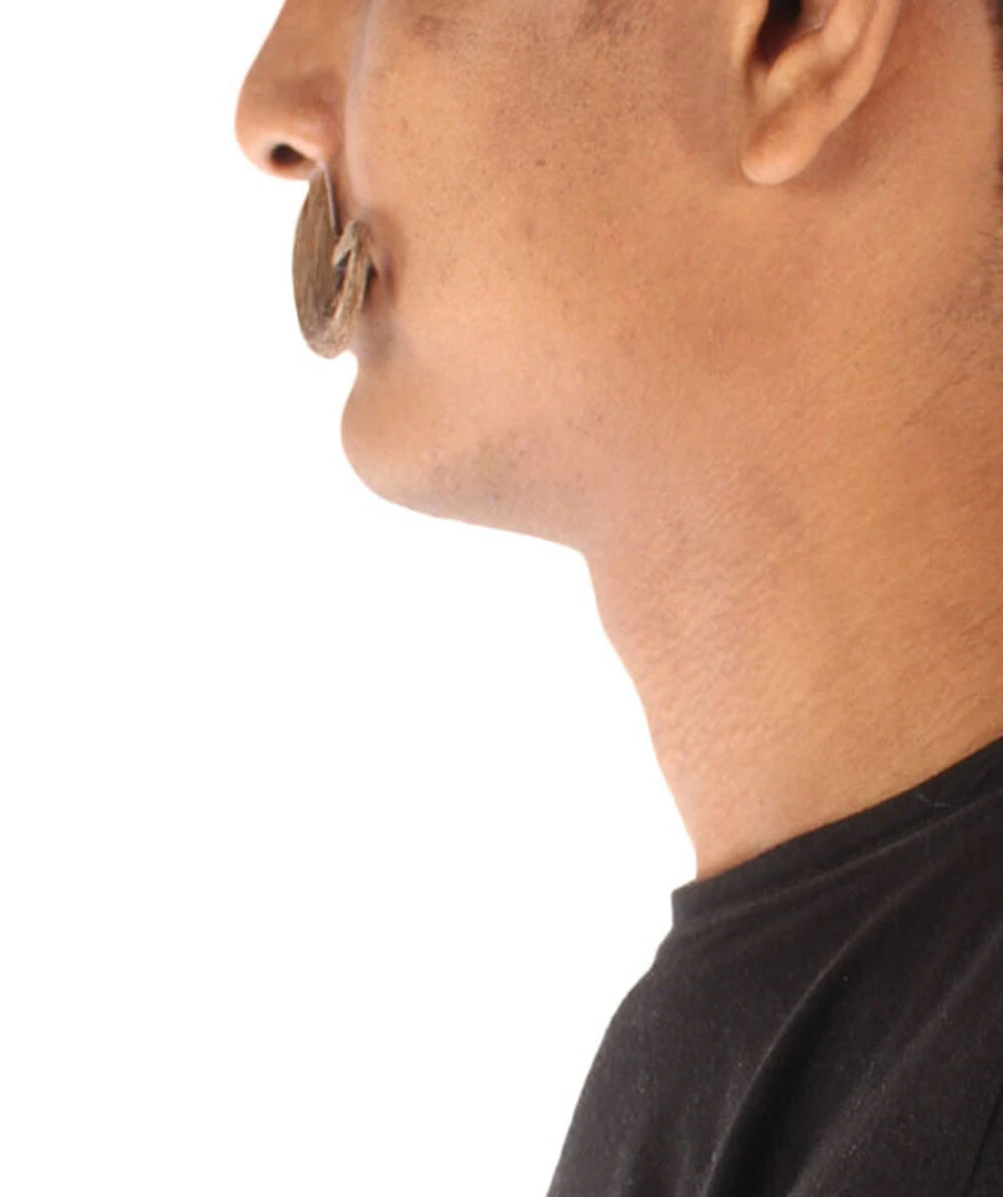 HPO Men's Human Hair Mustache Cosplay Facial Hair 14 HPO Men's Human Hair Mustache Cosplay Facial Hair