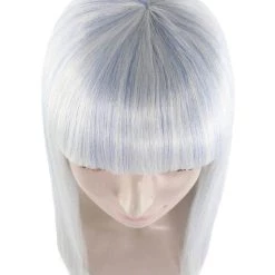 HPO Long Bob Womens Wig | Fancy Party Event Ready Halloween Wig (Lots Of Color Options) | Premium Breathable Capless Cap