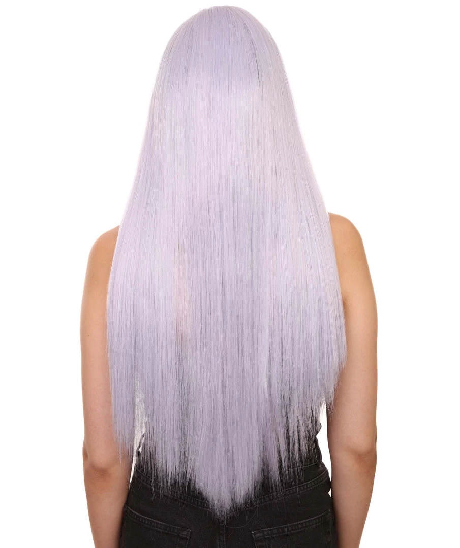 Adult Women's 29" Inch Long Length Straight 360 Lace Front Natural Platinum Silver Hairline Beauty Wig, 100% Heat Resistant Fibers, Perfect For Your Everyday Wear And Styling To Your Expectations! | Nunique 5 Adult Women's 29" Inch Long Length Straight 360 Lace Front Natural Platinum Silver Hairline Beauty Wig, 100% Heat Resistant Fibers, Perfect For Your Everyday Wear And Styling To Your Expectations! | Nunique