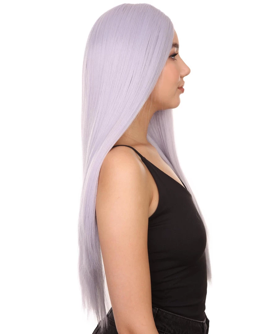 Adult Women's 29" Inch Long Length Straight 360 Lace Front Natural Platinum Silver Hairline Beauty Wig, 100% Heat Resistant Fibers, Perfect For Your Everyday Wear And Styling To Your Expectations! | Nunique 6 Adult Women's 29" Inch Long Length Straight 360 Lace Front Natural Platinum Silver Hairline Beauty Wig, 100% Heat Resistant Fibers, Perfect For Your Everyday Wear And Styling To Your Expectations! | Nunique