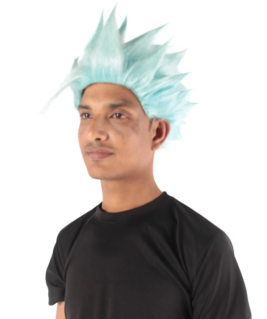 Adult Men's 10" Short Length Spiked Halloween Cosplay Anime Ban Costume Wig, Synthetic Soft Fiber Hair | HPO 2 Adult Men's 10" Short Length Spiked Halloween Cosplay Anime Ban Costume Wig, Synthetic Soft Fiber Hair | HPO