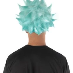 Adult Men's 10" Short Length Spiked Halloween Cosplay Anime Ban Costume Wig, Synthetic Soft Fiber Hair | HPO 12 Adult Men's 10