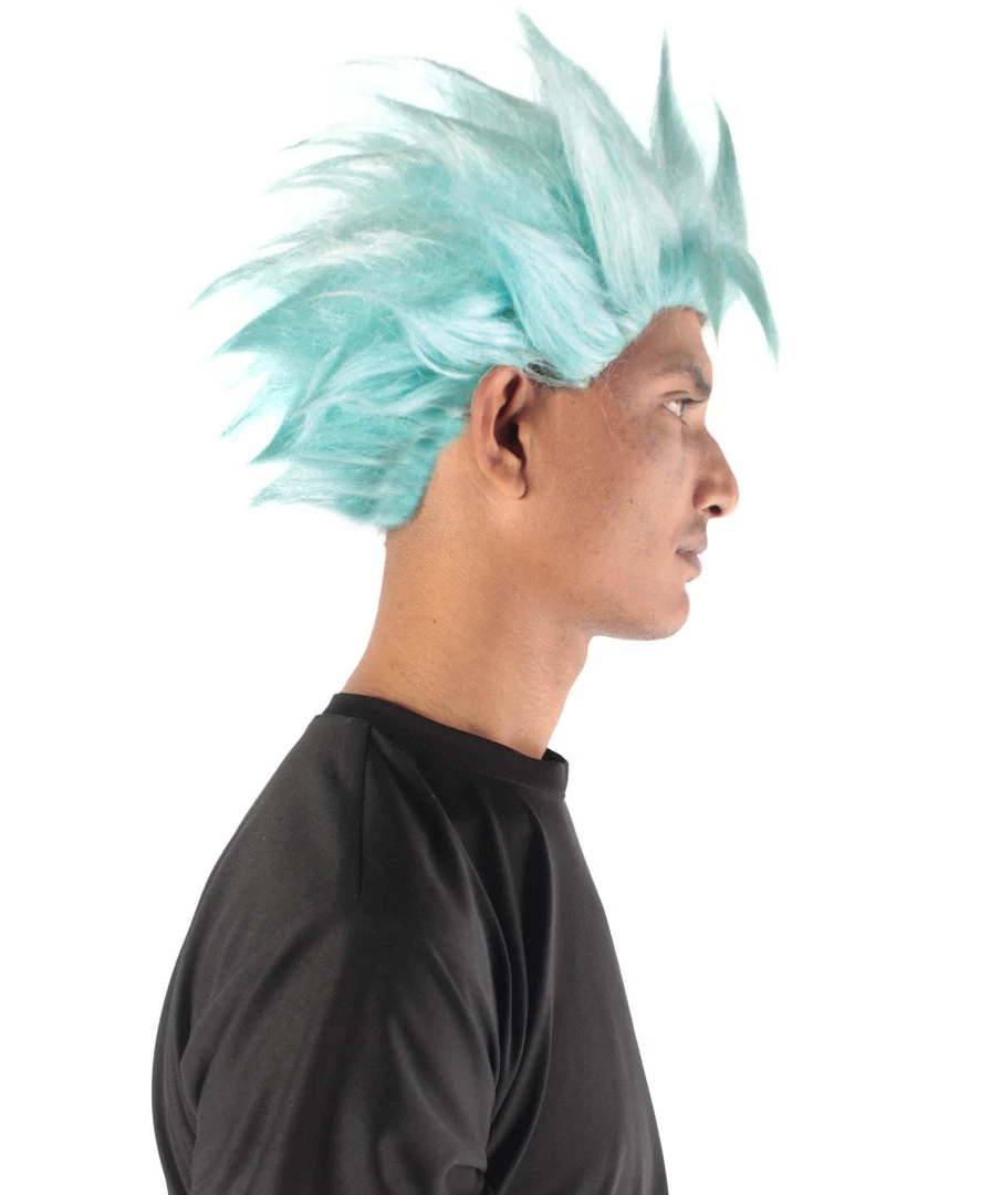 Adult Men's 10" Short Length Spiked Halloween Cosplay Anime Ban Costume Wig, Synthetic Soft Fiber Hair | HPO 5 Adult Men's 10" Short Length Spiked Halloween Cosplay Anime Ban Costume Wig, Synthetic Soft Fiber Hair | HPO