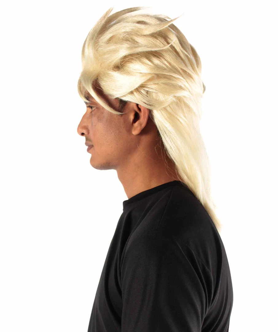 Adult Men's 21" Inch Long Length Spiked Halloween Cosplay Animated Fighter Dio Blonde Wig, Synthetic Soft Fiber Hair, Perfect For Your Next Convention And Group Anime Party! | HPO 3 Adult Men's 21" Inch Long Length Spiked Halloween Cosplay Animated Fighter Dio Blonde Wig, Synthetic Soft Fiber Hair, Perfect For Your Next Convention And Group Anime Party! | HPO