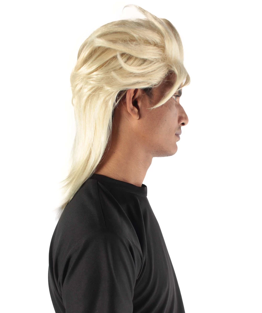 Adult Men's 21" Inch Long Length Spiked Halloween Cosplay Animated Fighter Dio Blonde Wig, Synthetic Soft Fiber Hair, Perfect For Your Next Convention And Group Anime Party! | HPO 5 Adult Men's 21" Inch Long Length Spiked Halloween Cosplay Animated Fighter Dio Blonde Wig, Synthetic Soft Fiber Hair, Perfect For Your Next Convention And Group Anime Party! | HPO