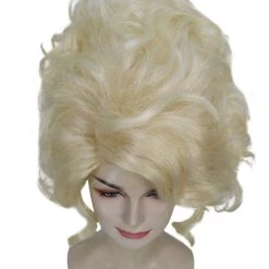 Adult Women's 14" Inch Medium Length Halloween Baroque Renaissance Lady Drag Costume Wig, Synthetic Soft Fiber Hair, Perfect For Your Next Fancy Convention And Group Royal Ball Party! | HPO 15 Adult Women's 14
