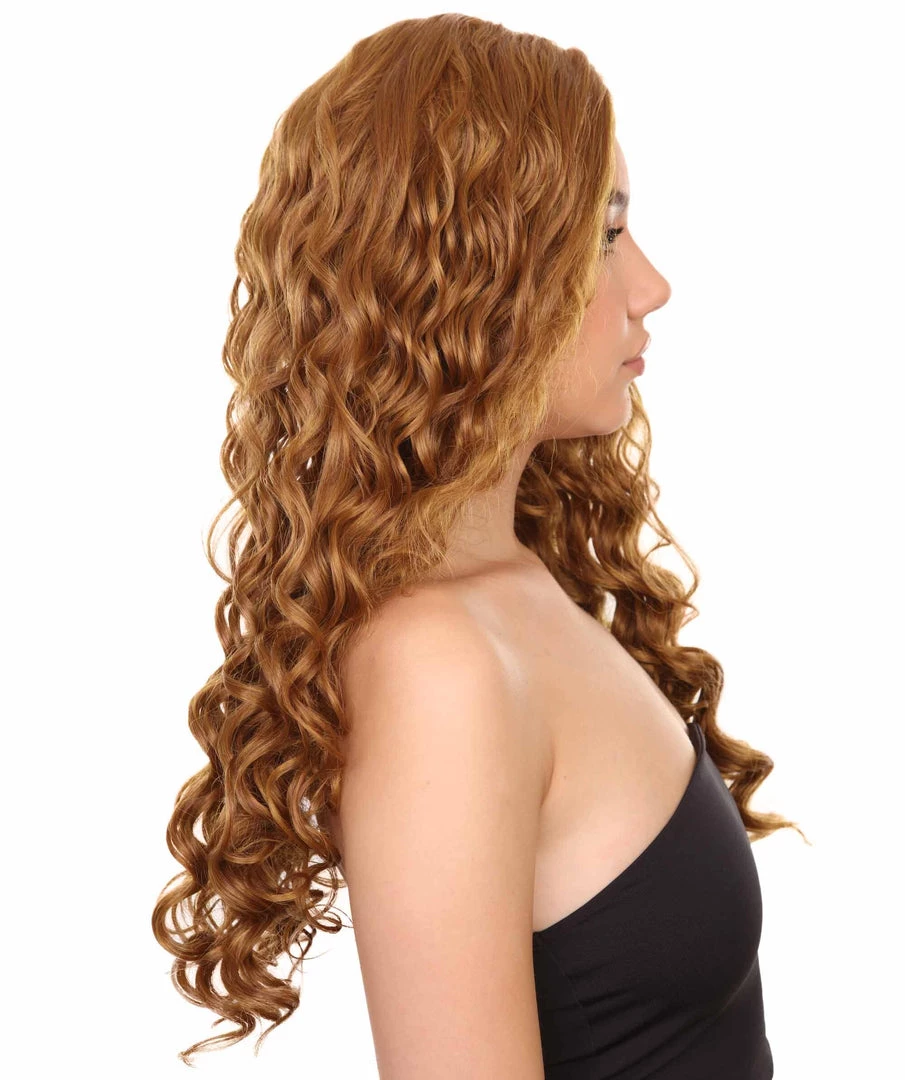 Nunique Adult Women's 28" Inch Extra Long Length Curly C-Part Lace Natural Brown Grace Undoing Character Wig, 100% Heat Resistant Fibers, Perfect For Styling To Your Expectations! | Nunique 6 Nunique Adult Women's 28" Inch Extra Long Length Curly C-Part Lace Natural Brown Grace Undoing Character Wig, 100% Heat Resistant Fibers, Perfect For Styling To Your Expectations! | Nunique