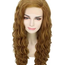 Nunique Adult Women's 28" Inch Extra Long Length Curly C-Part Lace Natural Brown Grace Undoing Character Wig, 100% Heat Resistant Fibers, Perfect For Styling To Your Expectations! | Nunique 15 Nunique Adult Women's 28