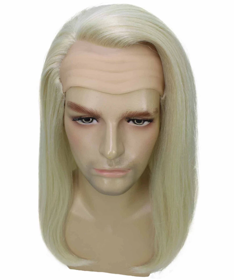 HPO Petty Dark Wizard Dad | Slick Side Parted White Hair With Fake Forehead | Premium Halloween Wig 8 HPO Petty Dark Wizard Dad | Slick Side Parted White Hair With Fake Forehead | Premium Halloween Wig