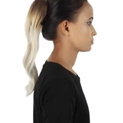 Styless Women's 14" Inch Brown/Blonde Vibrant Ponytail Ombre Hair Extension 12 Styless Women's 14