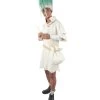 HPO Adult Men's Cream Color Top Anime Doctor Style Costume Bundle