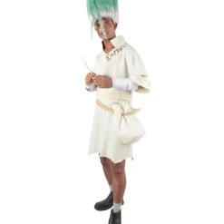 HPO Adult Men's Cream Color Top Anime Doctor Style Costume Bundle