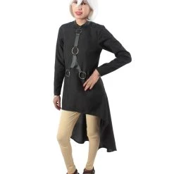 HPO Adult Women's Black Dreadful Steampunk Huntress Costume Bundle