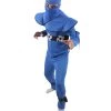 HPO Adult Men's Dark Blue Ninja Cosplay Costume Bundle