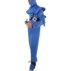HPO Adult Men's Dark Blue Ninja Cosplay Costume Bundle 16 HPO Adult Men's Dark Blue Ninja Cosplay Costume Bundle