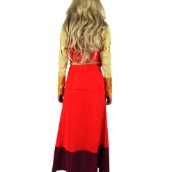 HPO Adult Women's Red Straight Long Waterbender Fire Nation Costume