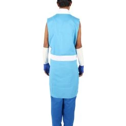 HPO Adult Men's Blue & White Straight Long Waterbender Animated Costume 14 HPO Adult Men's Blue & White Straight Long Waterbender Animated Costume