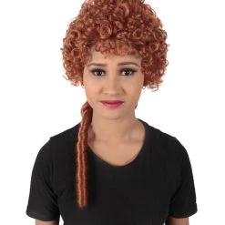 HPO Adult Women's Natural Red Victorian Wig For Next Ball And English Party