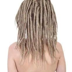 HPO Adult Women's Deluxe Brown Dreadlocks Wig