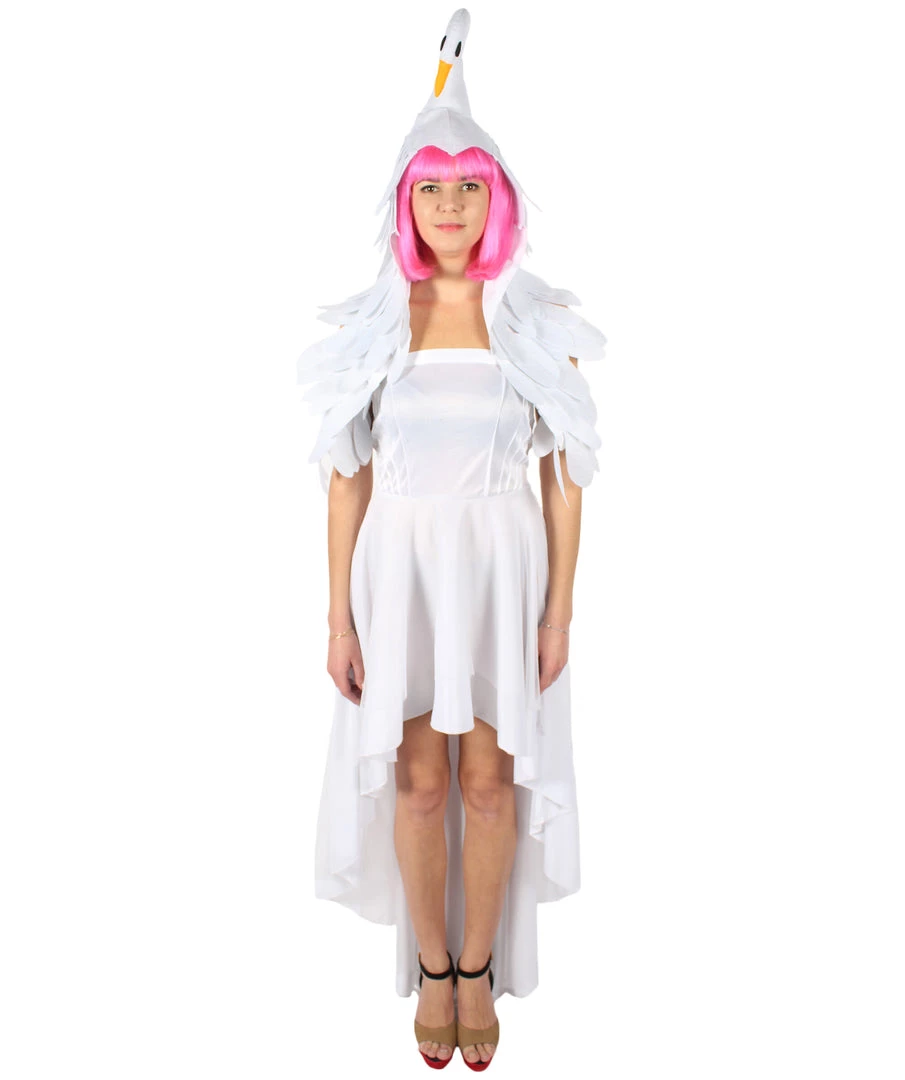 HPO Adult Women's Ash Dress Swan Costume Bundle | Multiple Size Options 2 HPO Adult Women's Ash Dress Swan Costume Bundle | Multiple Size Options
