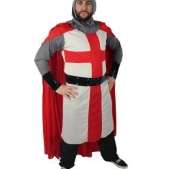 HPO Adult Men's Medieval Warrior Crusader Costume Bundle