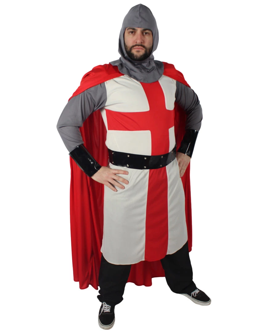 HPO Adult Men's Medieval Warrior Crusader Costume Bundle 1 HPO Adult Men's Medieval Warrior Crusader Costume Bundle