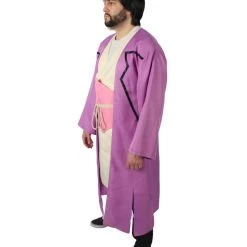 HPO Adult Men's Anime Stone Purple Yukata Overcoat Bundle 11 HPO Adult Men's Anime Stone Purple Yukata Overcoat Bundle