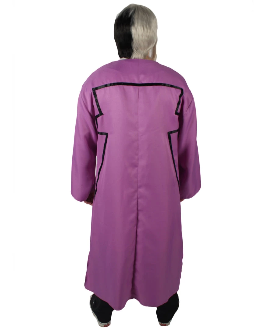 HPO Adult Men's Anime Stone Purple Yukata Overcoat Bundle 5 HPO Adult Men's Anime Stone Purple Yukata Overcoat Bundle